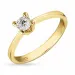 Zirkon Ring aus 8 Karat Gold