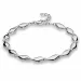 Armband aus rhodiniertem Silber