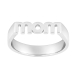 NORDAHL ANDERSEN MOM Ring in rhodiniertem Silber