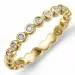 Diamantring in 14 Karat Gold 0,08 ct