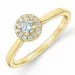 Diamant Ring in 14 Karat Gold 0,234 ct