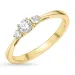 Zirkon Ring aus 9 Karat Gold