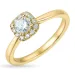 Zirkon Ring aus 9 Karat Gold