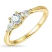 Zirkon Ring aus 9 Karat Gold