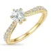 Zirkon Ring aus 9 Karat Gold