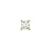 1 x 0,10 ct Diamant Solitärohrstecker in 14 Karat Gold mit Diamant 