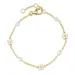 Marguerite Perle Armband aus vergoldetem Sterlingsilber