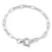 Armband aus Silber 17, 18cm x 3,5 mm