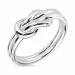 Knoten Ring aus Silber