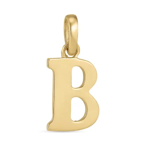 buchstab b Anhänger aus 9 Karat Gold