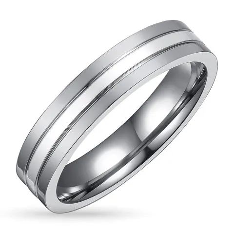 Ring aus titanium und silber