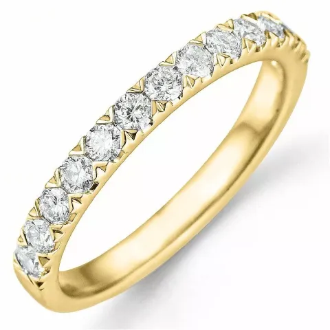 Diamantring in 14 Karat Gold 0,52 ct