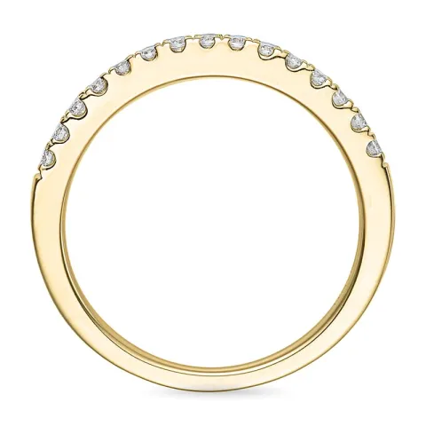 Brillant Memoirering in 14 Karat Gold 0,225 ct