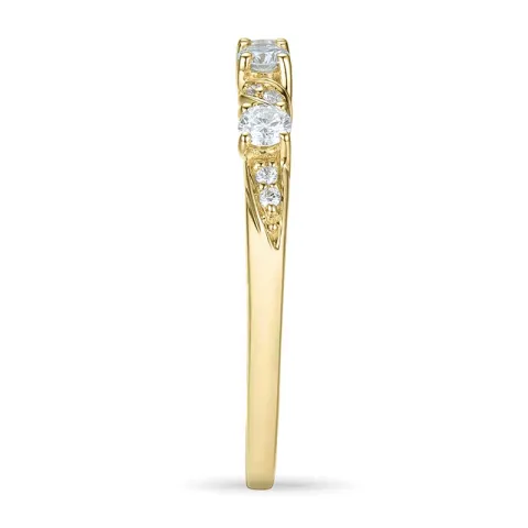 Brillantring in 14 Karat Gold 0,247 ct