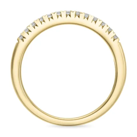 Eng diamant ring in 14 karat gold 0,153 ct