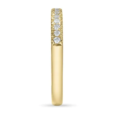 Eng diamant ring in 14 karat gold 0,153 ct