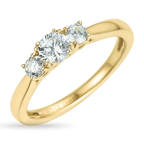 Zirkon Ring aus 9 Karat Gold