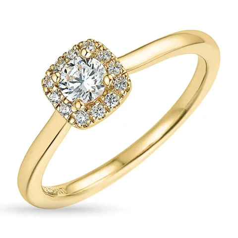 Zirkon Ring aus 9 Karat Gold