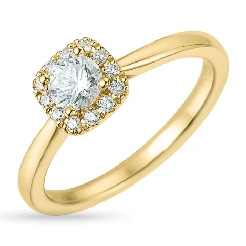 Zirkon Ring aus 9 Karat Gold