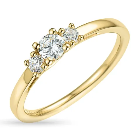 Zirkon Ring aus 9 Karat Gold