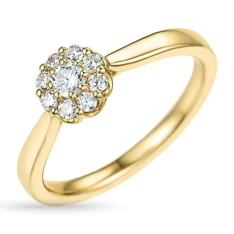 Zirkon Ring aus 9 Karat Gold