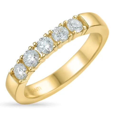 Zirkon Ring aus 9 Karat Gold