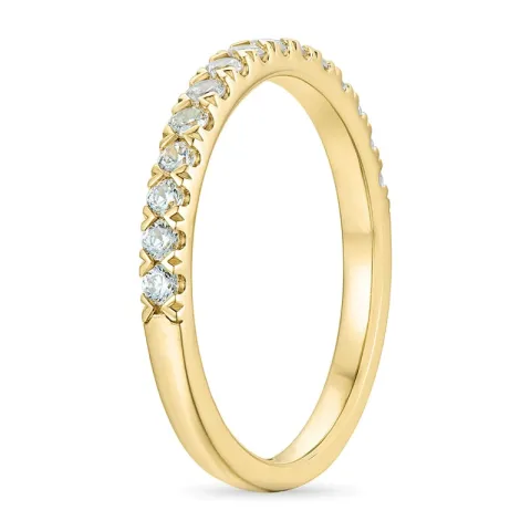 Zirkon Goldring aus 9 Karat Gold