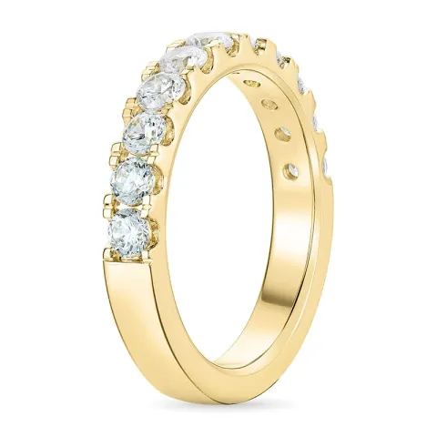 Zirkon Goldring aus 9 Karat Gold