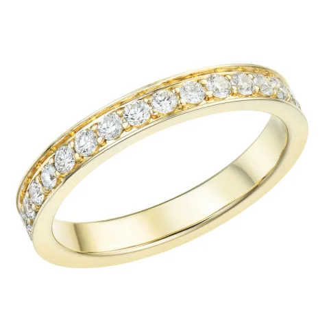 Zirkon Goldring aus 9 Karat Gold