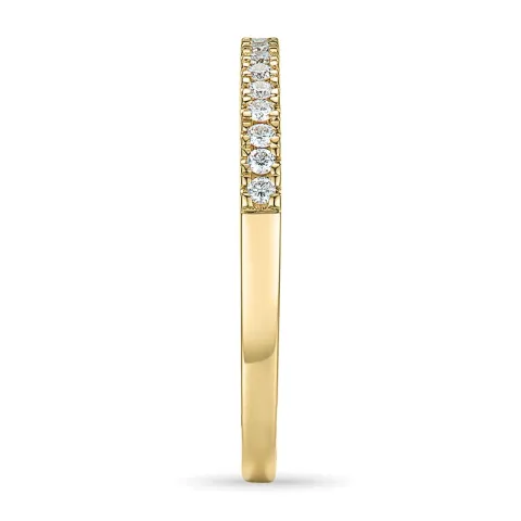 eng Diamant Memoirering in 14 Karat Gold 0,154 ct