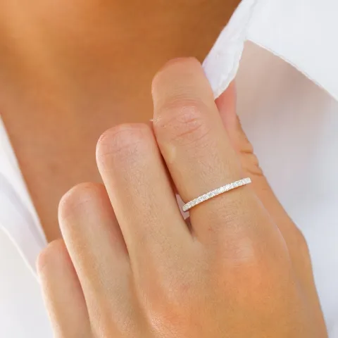 Zirkon Ring aus Silber