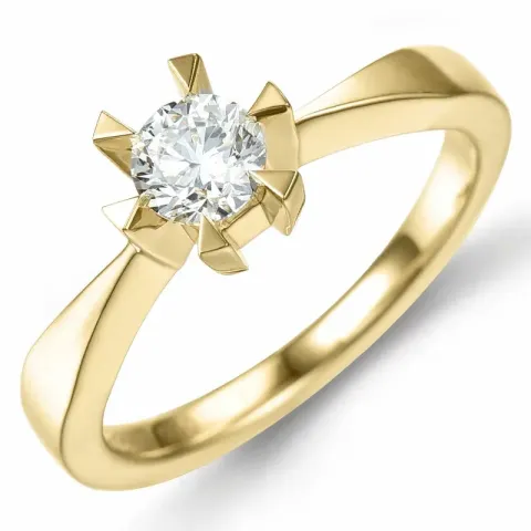 0,40 ct lab grown Diamant Ring in 14 Karat Gold 0,40 ct