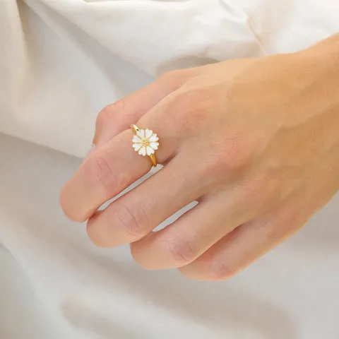 Marguerite Ring aus vergoldetem Sterlingsilber