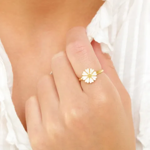 Marguerite Ring aus vergoldetem Sterlingsilber