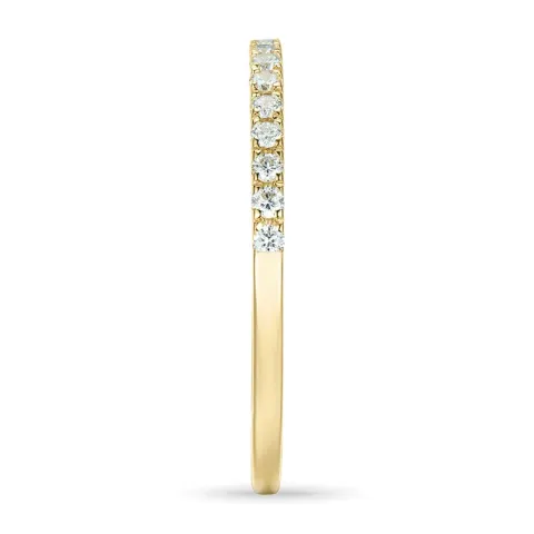 Einfacher Diamant Memoirering in 14 Karat Gold 0,25 ct