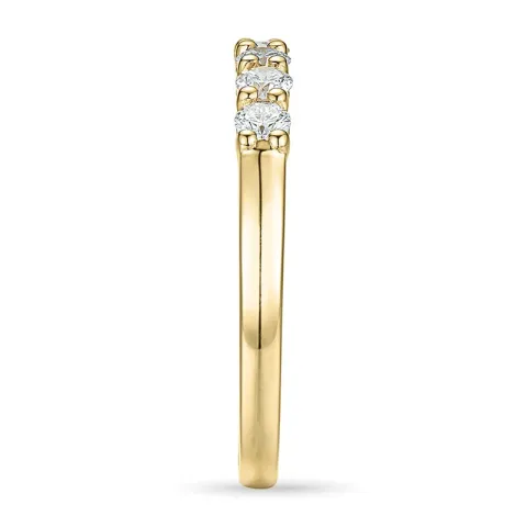 Diamant memoirering in 14 karat gold 0,33 ct