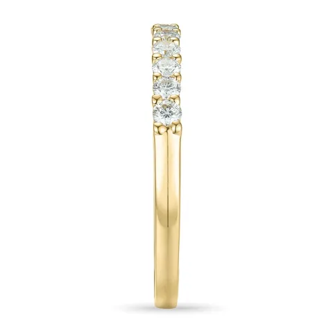 Diamant memoirering in 14 karat gold 0,26 ct