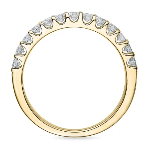 Diamant memoirering in 14 karat gold 0,51 ct