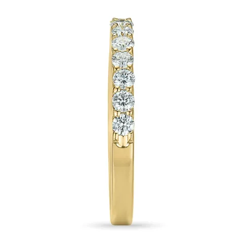 Diamant memoirering in 14 karat gold 0,51 ct