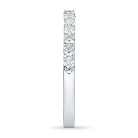 Diamant memoirering in 14 karat weißgold 0,49 ct