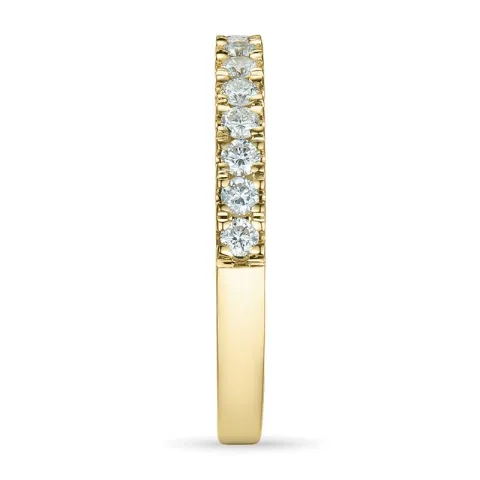 Diamant memoirering in 14 karat gold 0,26 ct