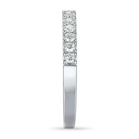 Diamant memoirering in 14 karat weißgold 0,26 ct