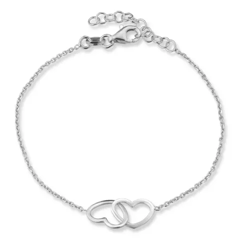 Herz Armband aus Silber und Anhänger aus Silber