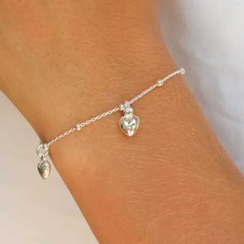 Herz Armband aus Silber