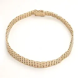 BNH Gliederarmband aus 14 Karat Gold 18,5 cm x 7,0 mm