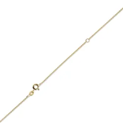 BNH Anker runden Halskette aus 14 Karat Gold 45 - 50 cm x 1,2 cm